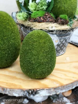 Veľkonočné vajíčko mach 12 cm 