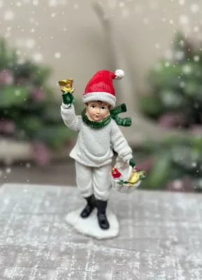 Postavička chlapec, polyresin, 12,5 cm 