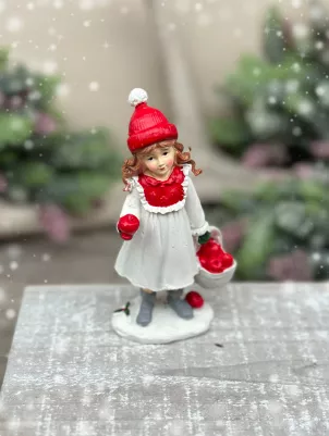 Postavička dievča, polyresin, 12,5 cm 