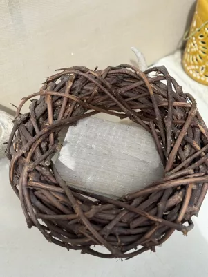 Prúteny veniec Natur, 35cm 
